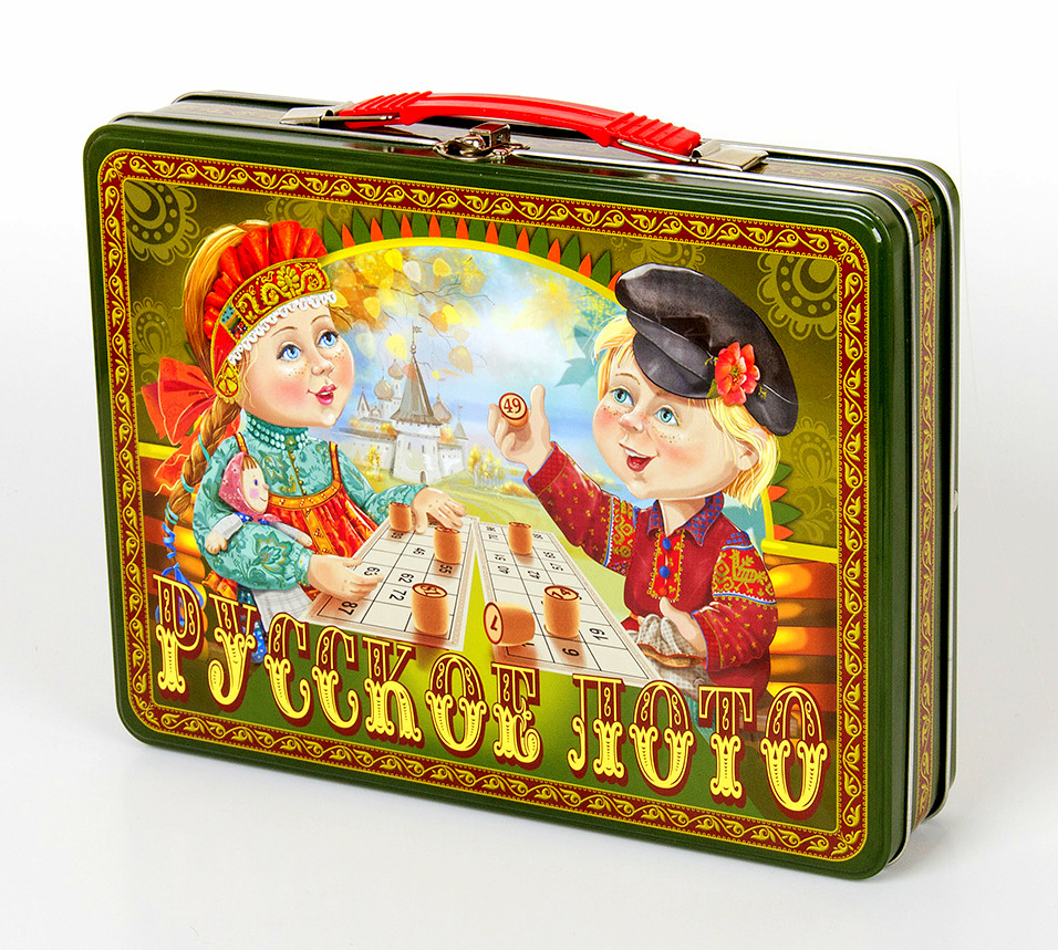 Русское лото в жестяном чемоданчике Посиделки