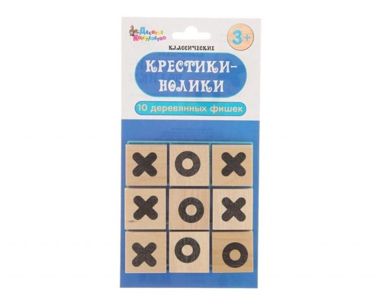 развивающая настольная игра Крестики-нолики 