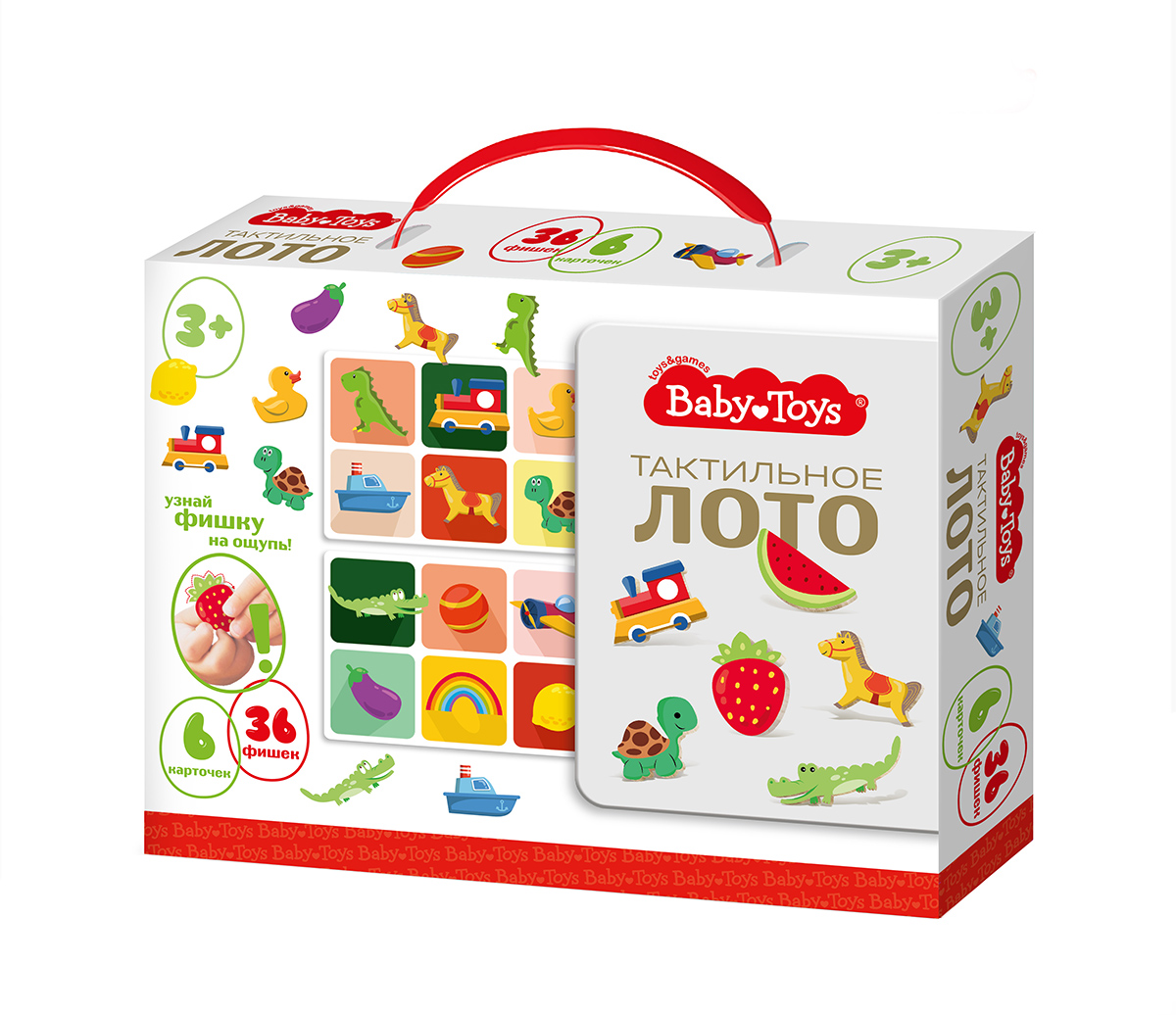 Лото для девочек и мальчиков Тактильное для маленьких