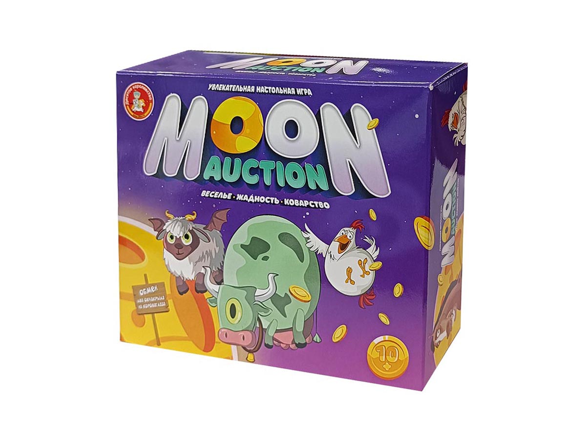 Настольная игра для большой компании Moon Auction