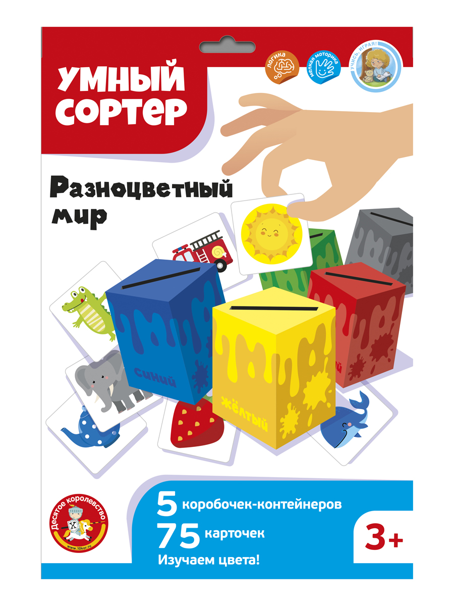 Дидактическая игра сортер Разноцветный мир