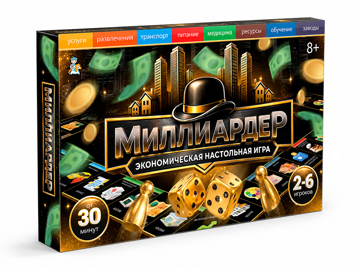 Настольная экономическая игра «Миллиардер»