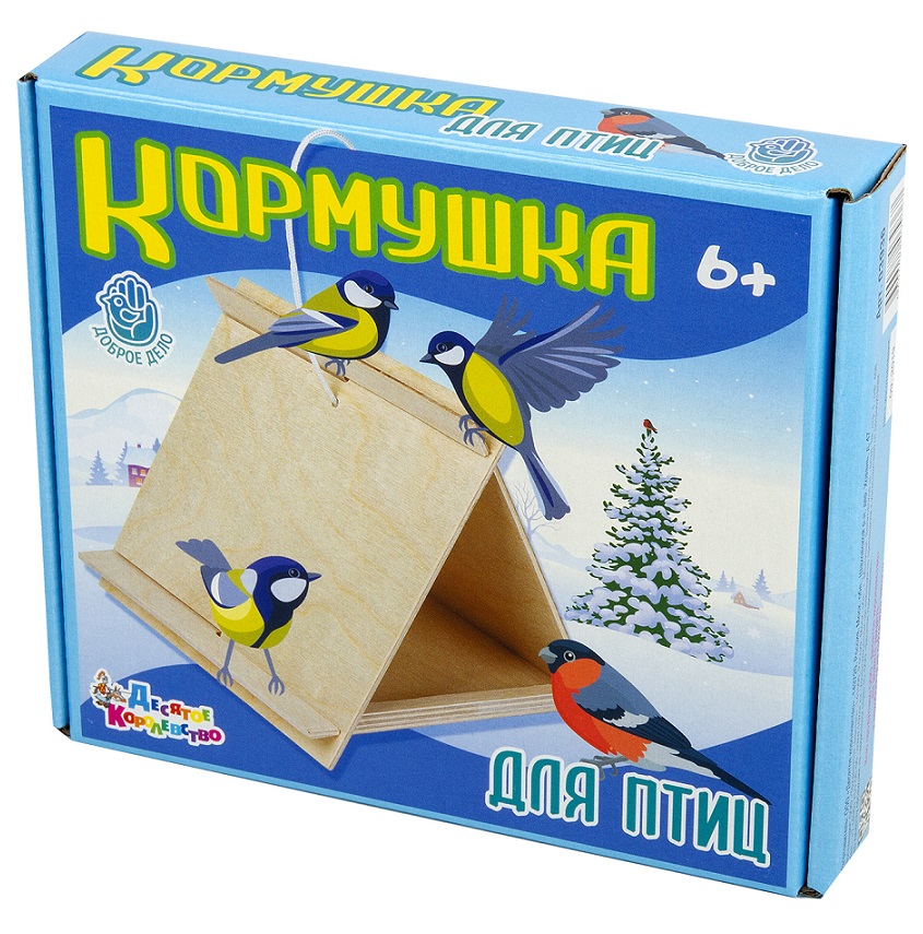 Кормушка для птиц (с зимним рисунком)