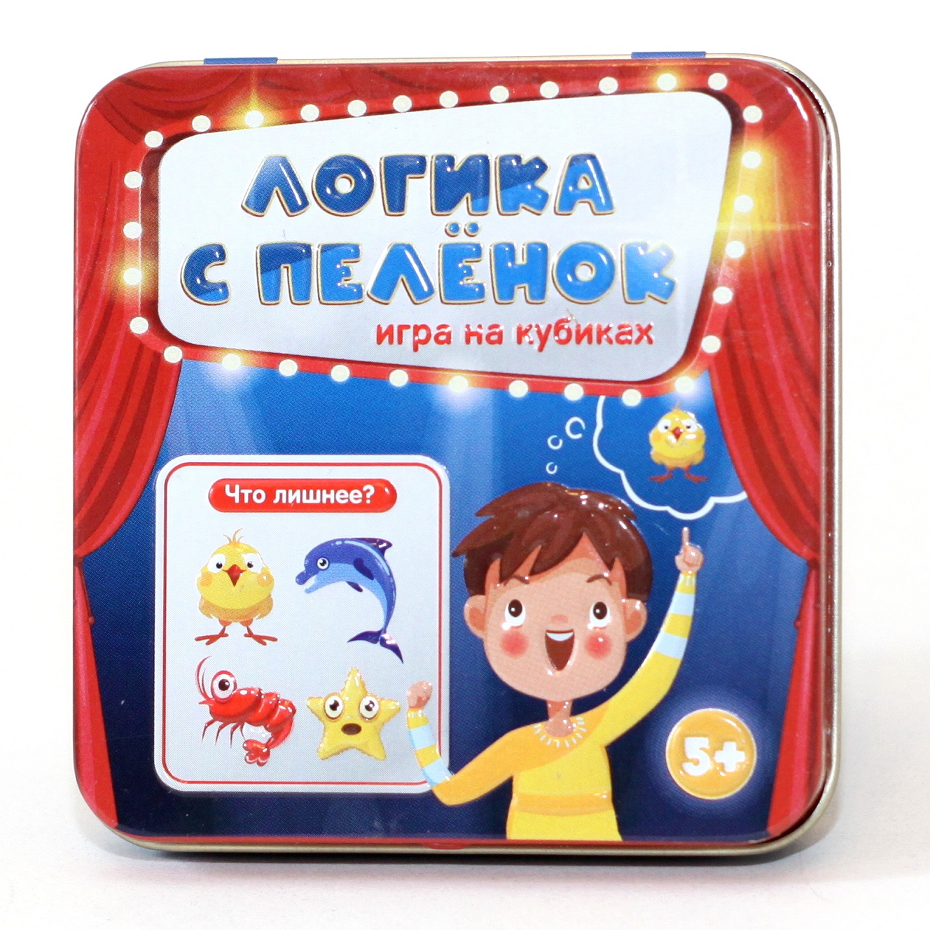 Игра в жестяной коробке для детей Логика с пеленок