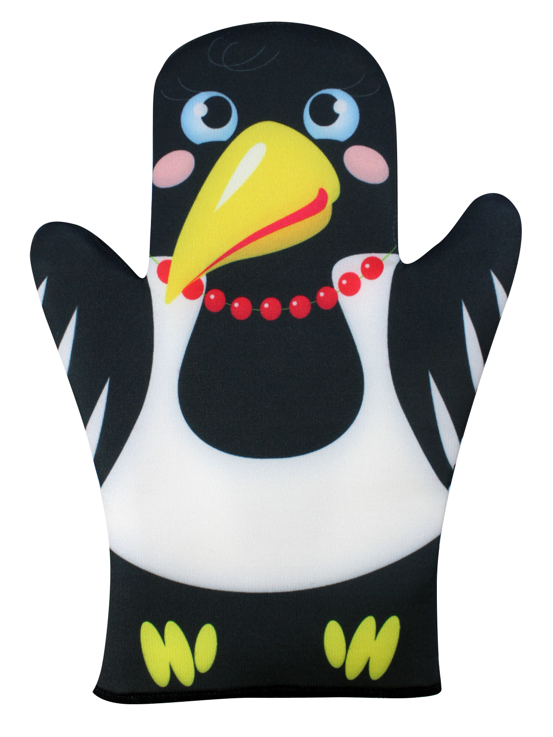 Кукла перчатка Сорока-Ворона для кукольного театра би ба бо