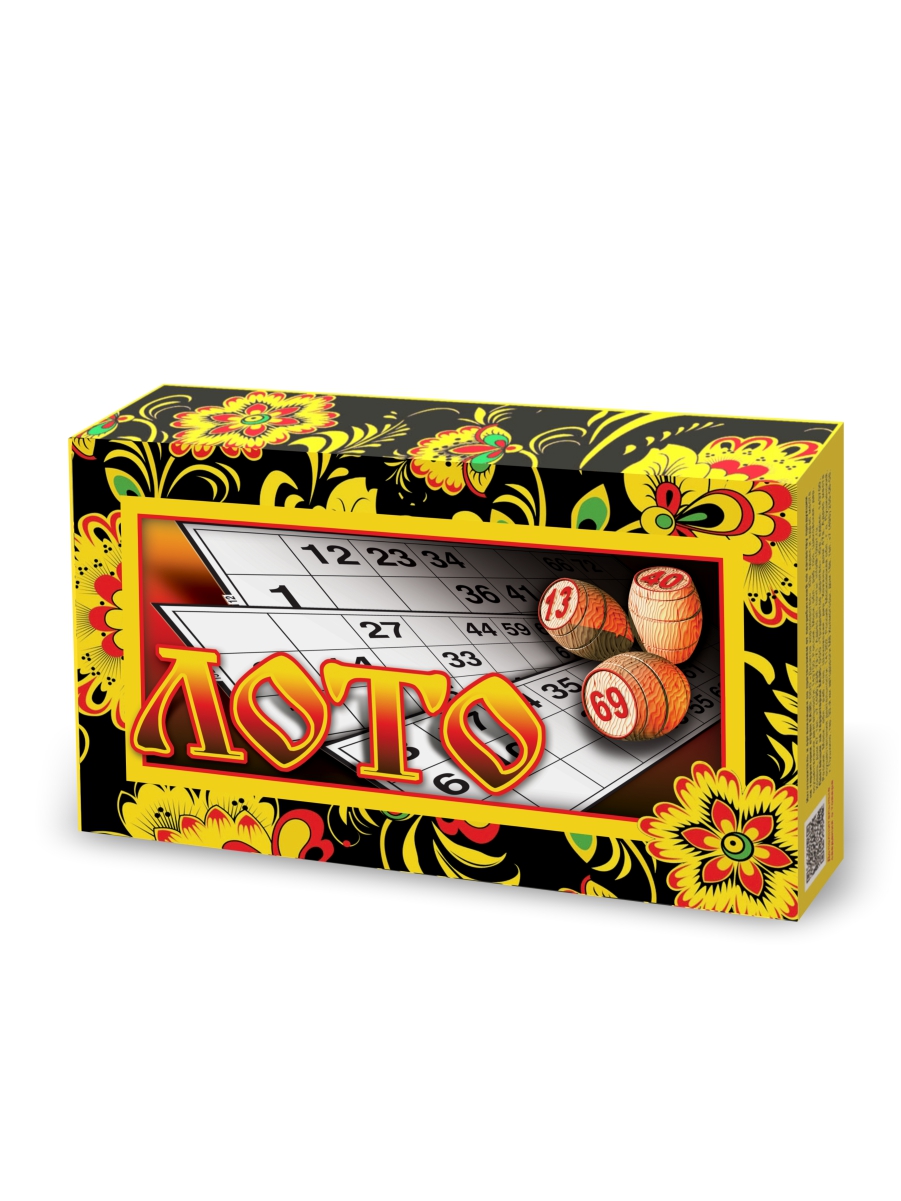 Настольная игра русское лото в картонной коробке