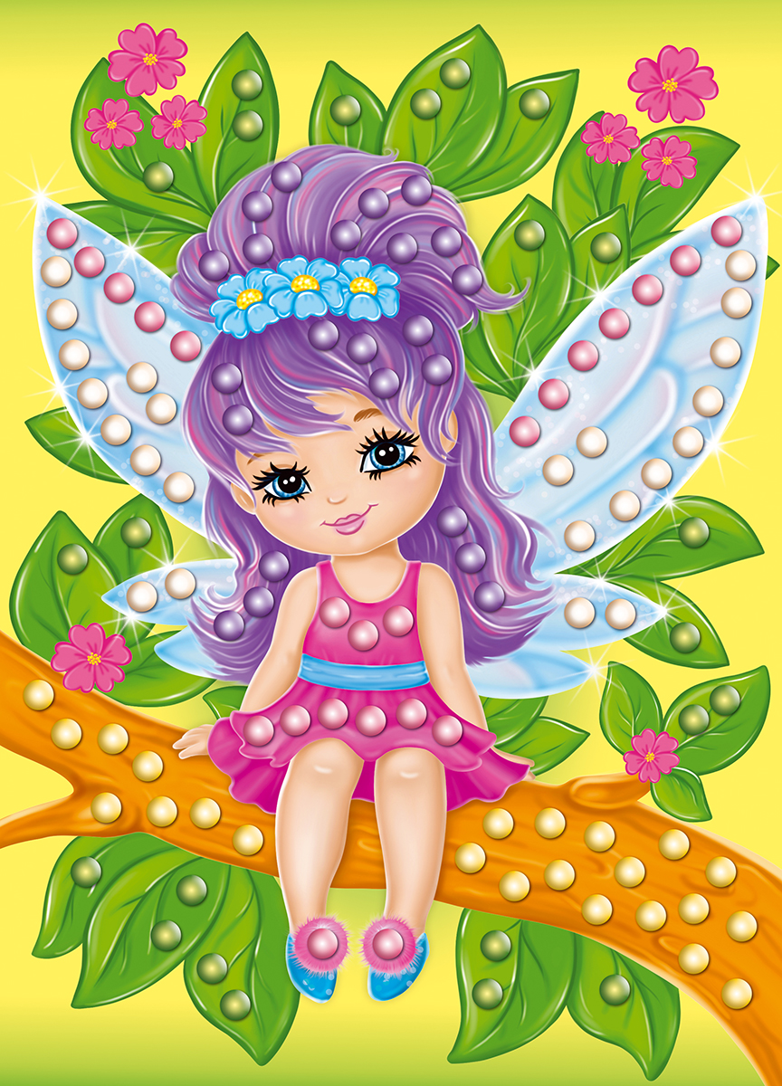 Детская аппликация для девочек и мальчиков Феечка (европодвес)