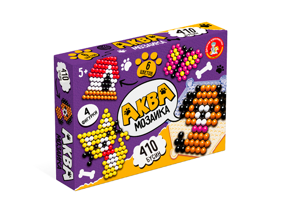 Развивающая аквамозаика для маленьких Деревня