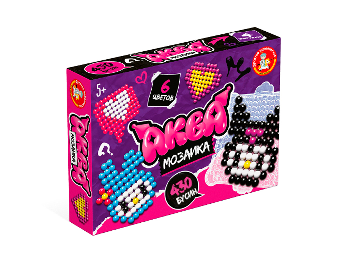 Развивающая аквамозаика для маленьких Злой кролик