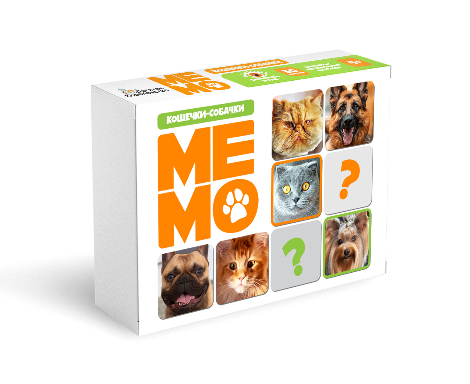 Настольная игра «МЕМО» Кошечки-собачки