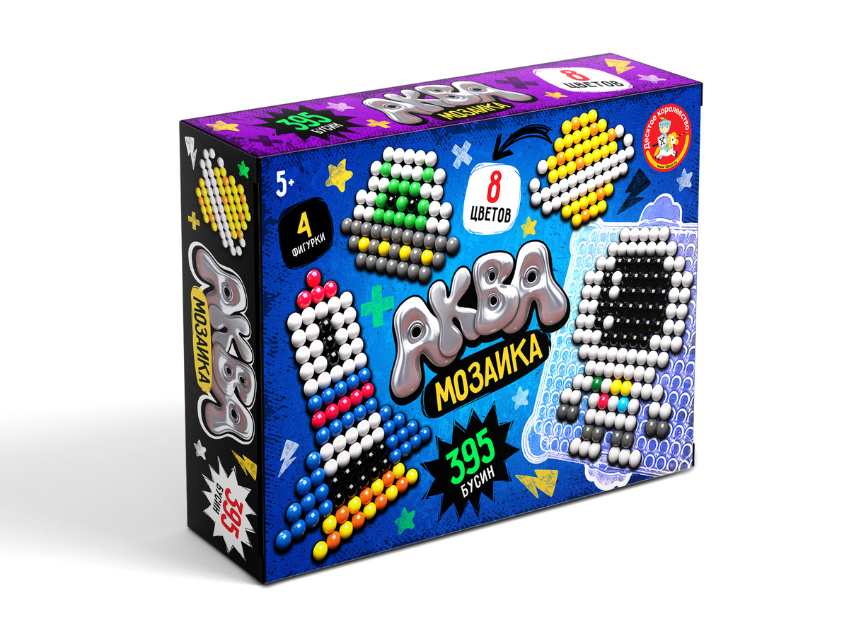 Развивающая аквамозаика для детей «Космос»