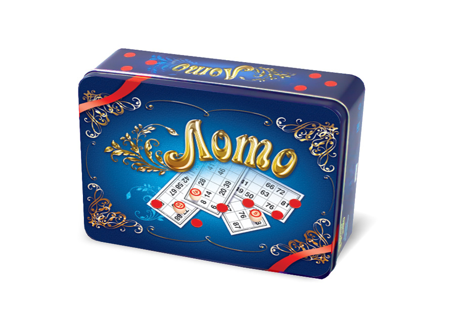 Настольная игра русское лото Синий ларец