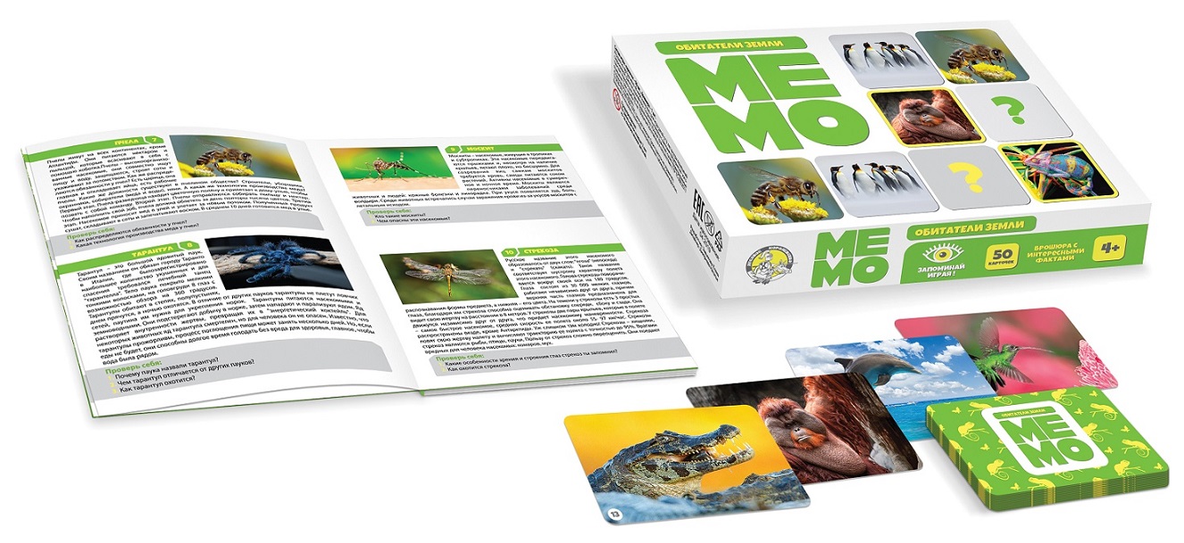 Настольные игры мемо для детей