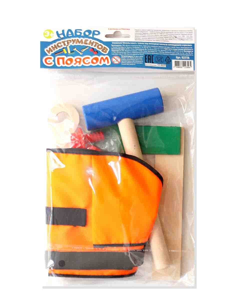 Детский набор инструментов из дерева