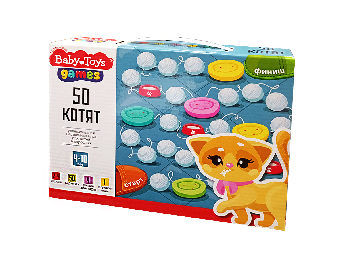 Настольная игра для детей 50 котят