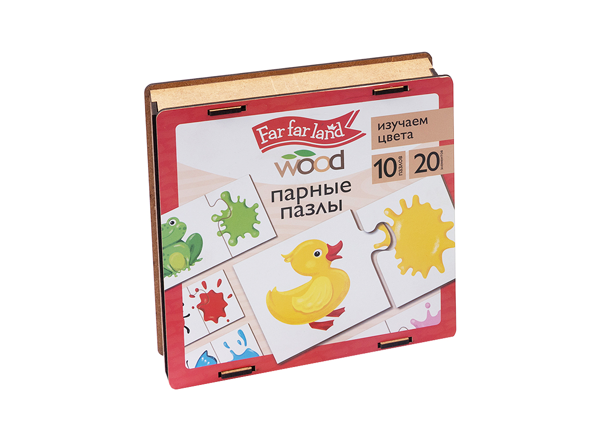 Развивающие пазлы для дошкольников Изучаем цвета