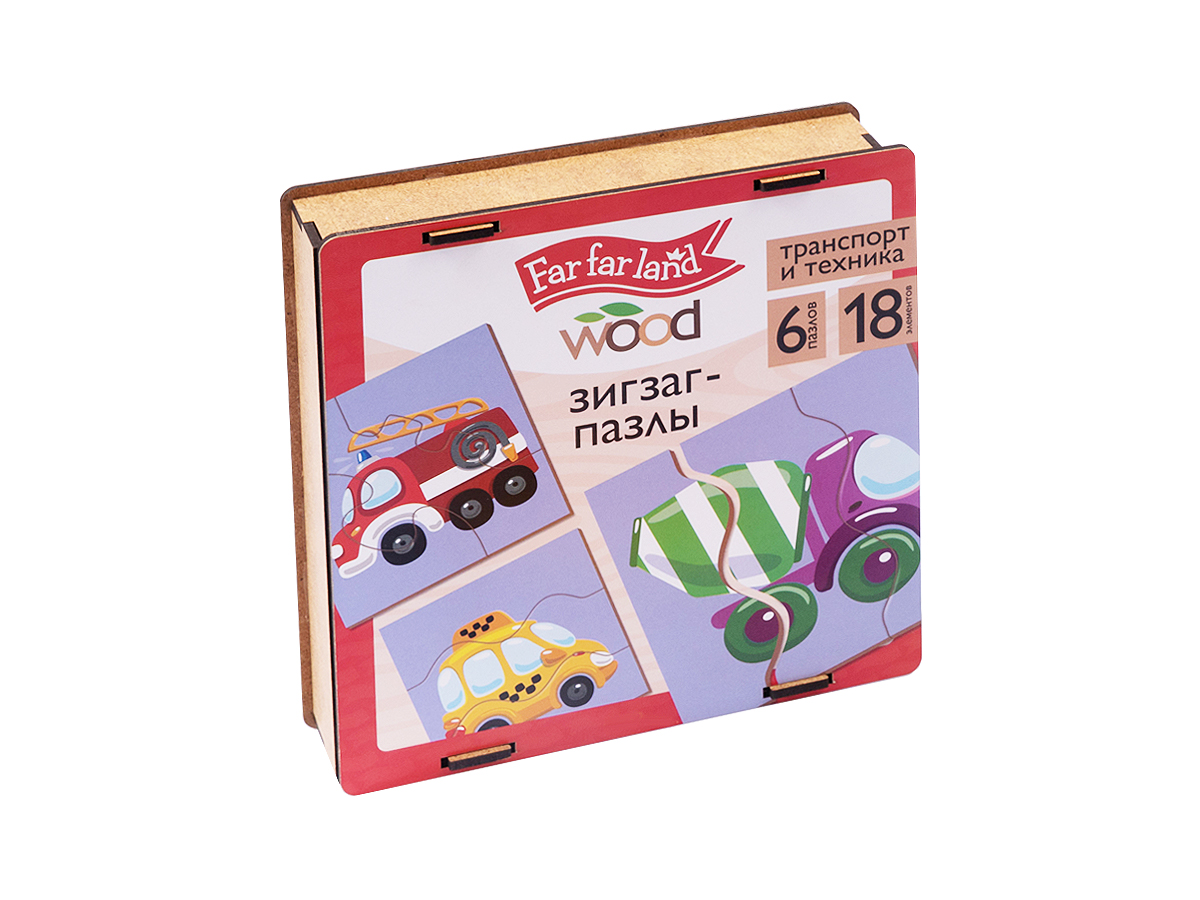 Развивающие пазлы для дошкольников Техника и транспорт