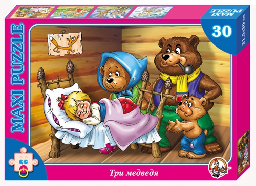 Детские макси пазлы Три медведя 30 элементов